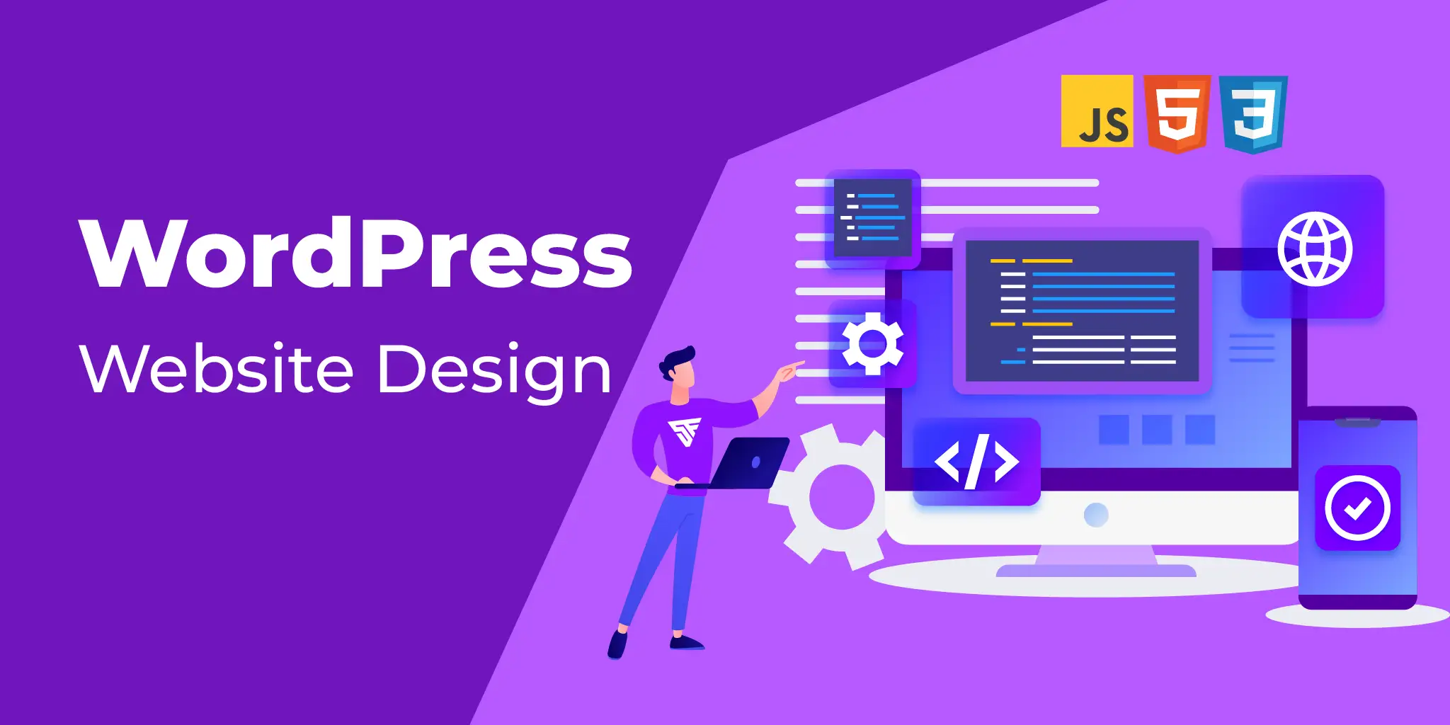 WordPress website design services at SiteForge